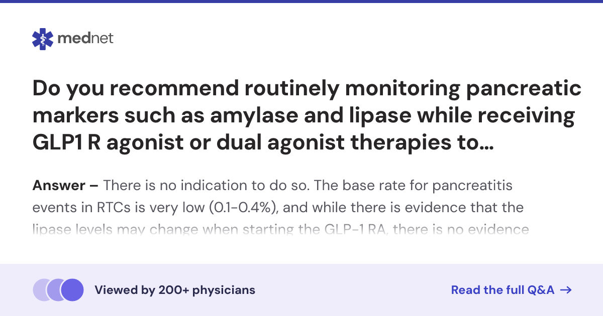 elevated lipase with glp-1 Ozempic and Pancreatitis: Can Semaglutide Cause Pancreatitis? Liraglutide Increases Levels of Amylase