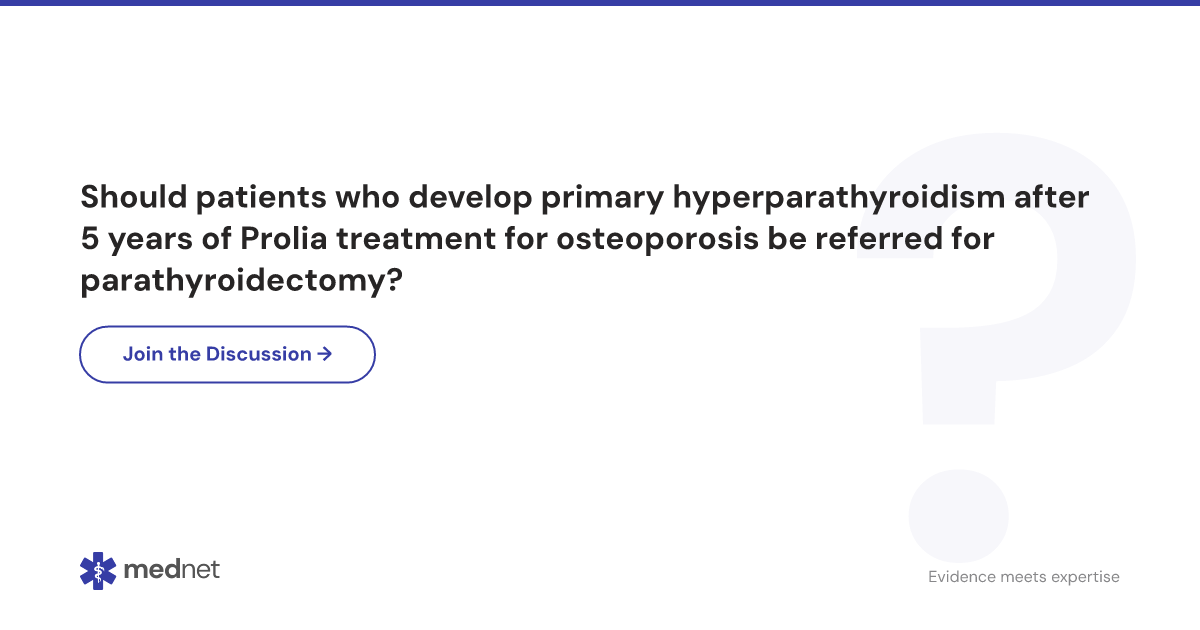 Should patients who develop primary hyperparathyroidism after 5 years ...