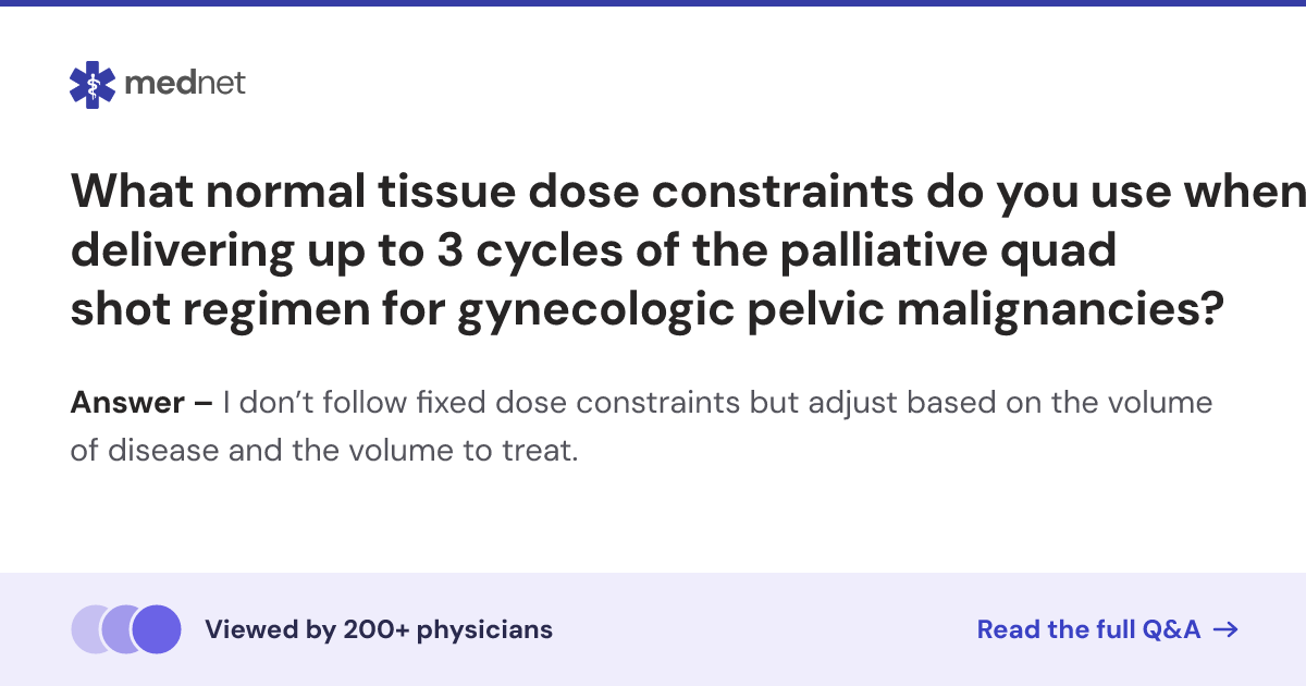 What normal tissue dose constraints do you use when delivering up to 3 ...